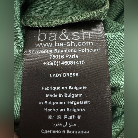 NWT Ba&sh Tanisha mini slip dress 1  size 4 - Picture 10 of 12